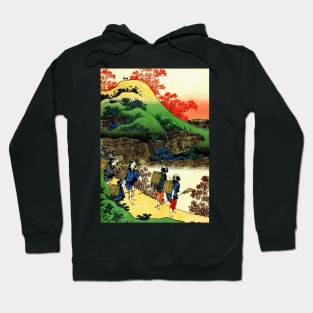 Poem by Sarumaru Dayū - Hokusai - Japanese Art Hoodie